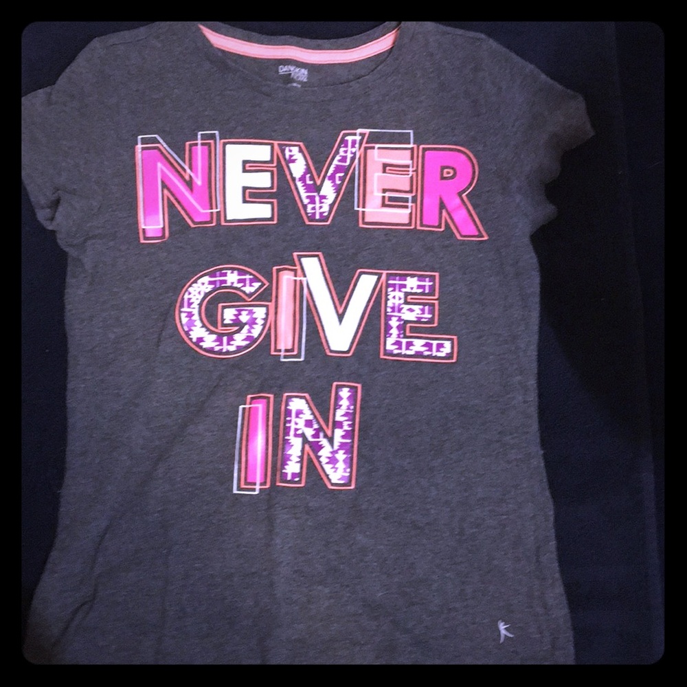 New “Never Give In” Summer Shirt